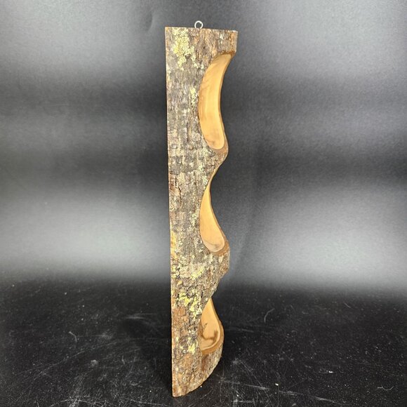 Olive Wood Nativity Scene Wall Art Hand Carved Bethlehem Signed 3 Panel 12" Tall - Picture 10 of 14